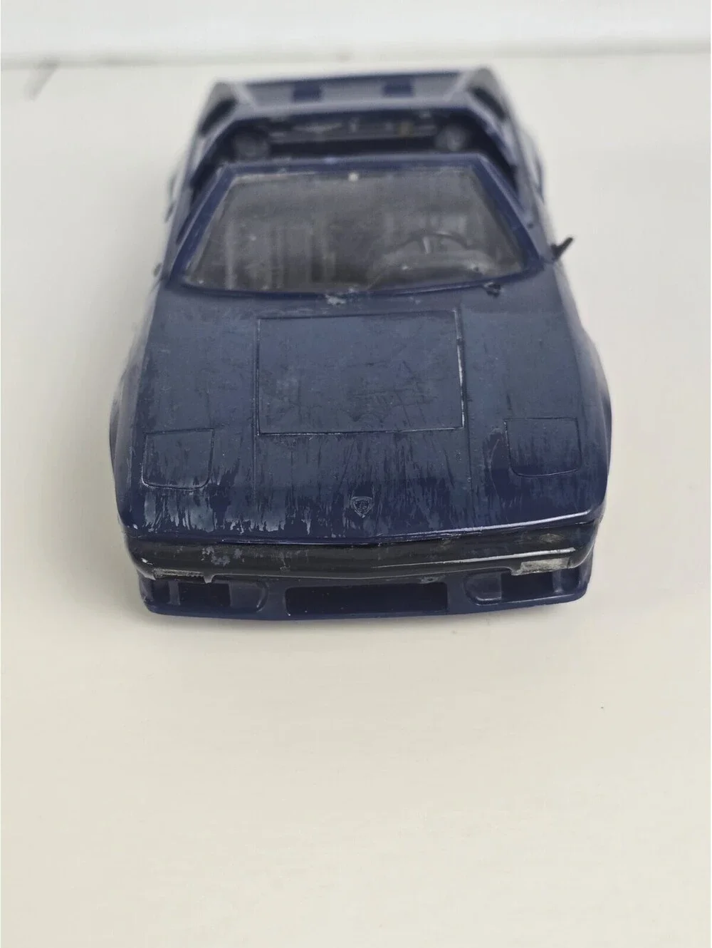 1976 LAMBORGHINI SILHOUETTE BUILT 1/24 Dark Blue Pre-assembled
